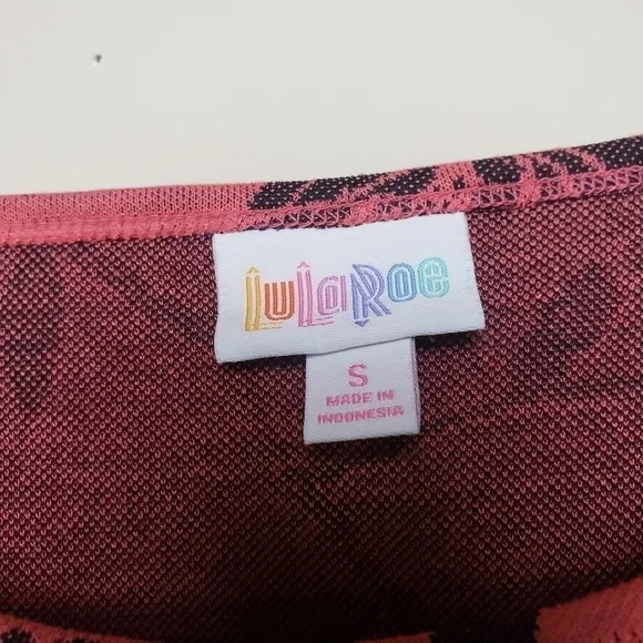 LULAROE Floral Printed Comfy Tunic Top - Picture 4 of 5